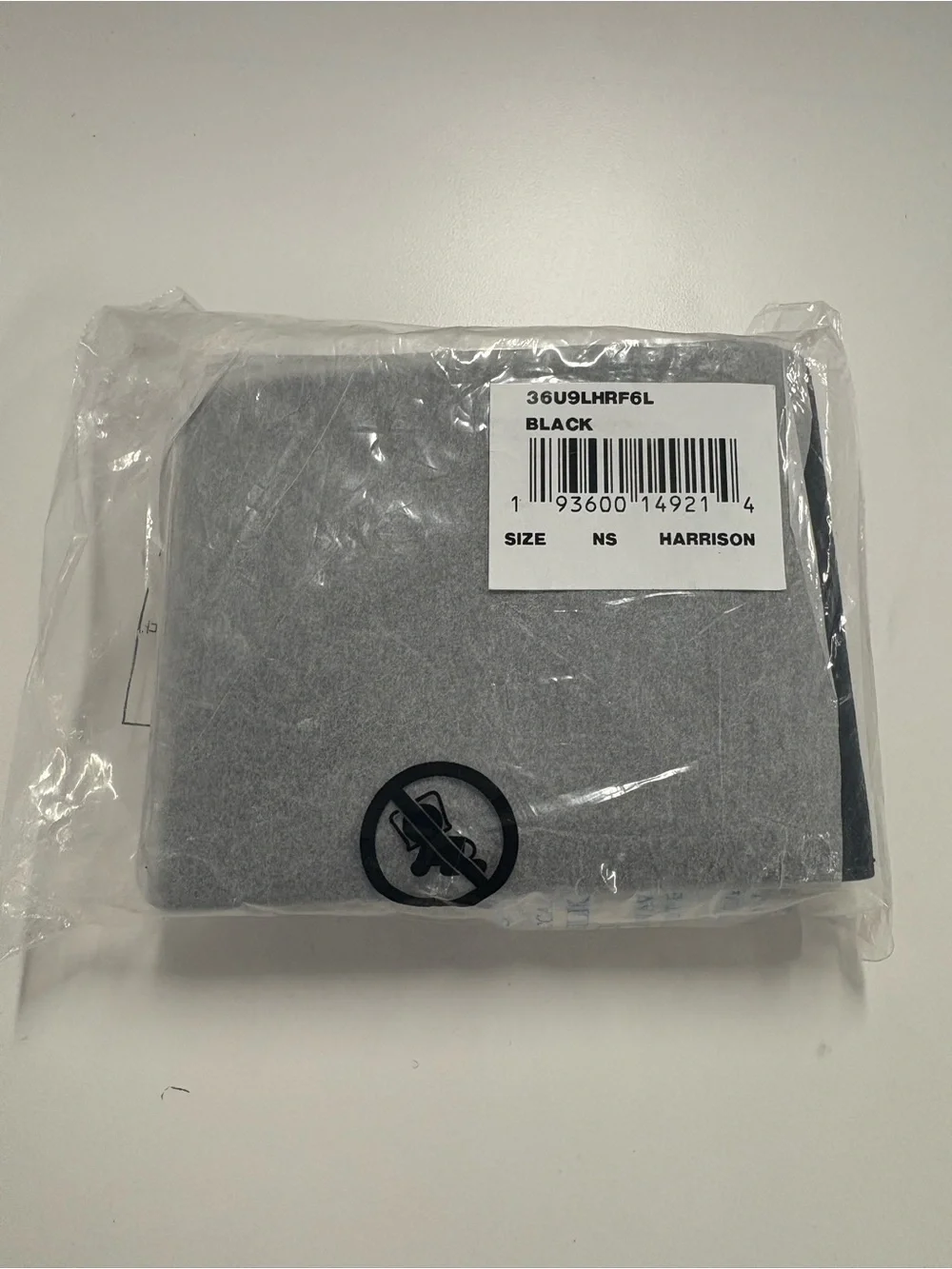 Michael Kors Black Textured Leather Card & Key Wallet